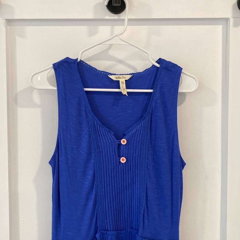 MATILDA JANE blue sleeveless midi dress